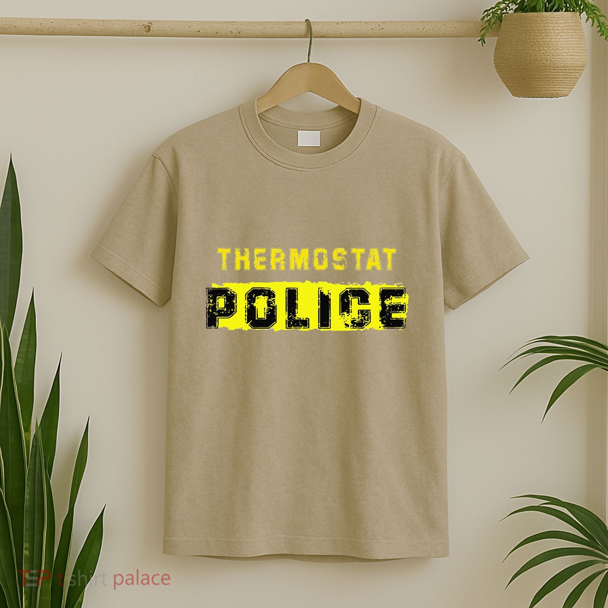 Thermostat Police Funny Fathers Day For T-Shirt