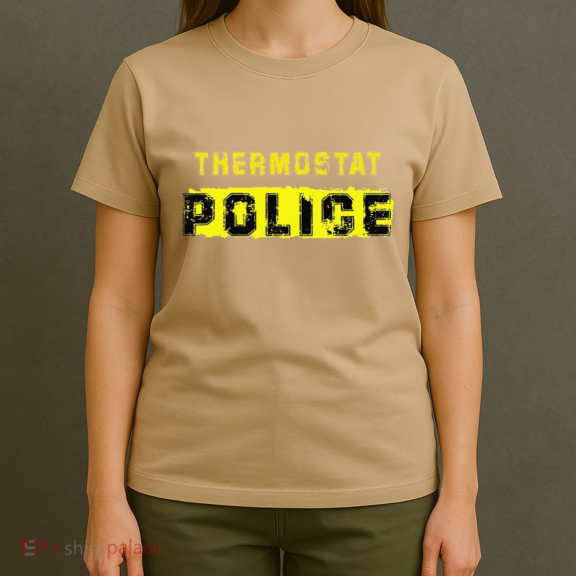 Thermostat Police Funny Fathers Day For T-Shirt