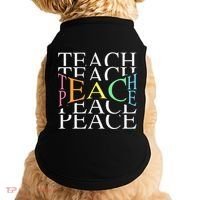 Teach Peace For Teachers And Educators Doggie Tank thumb 0