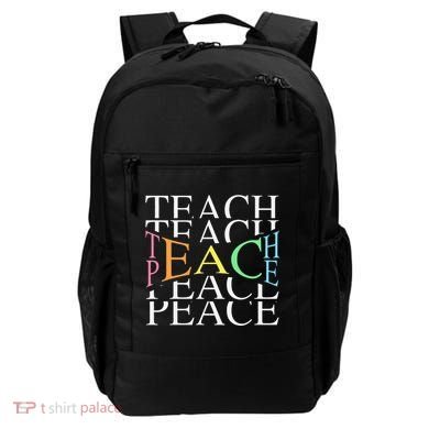 Teach Peace For Teachers And Educators Backpack
