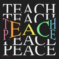 Teach Peace For Teachers And Educators Beanie thumb 2