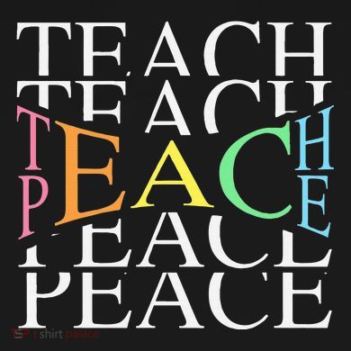 Teach Peace For Teachers And Educators Women's Flannel Pajama Set