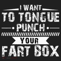 Tongue Punch Fart Box Funny Word Pun Humor Sarcasm Joke Gag Beanie thumb 2