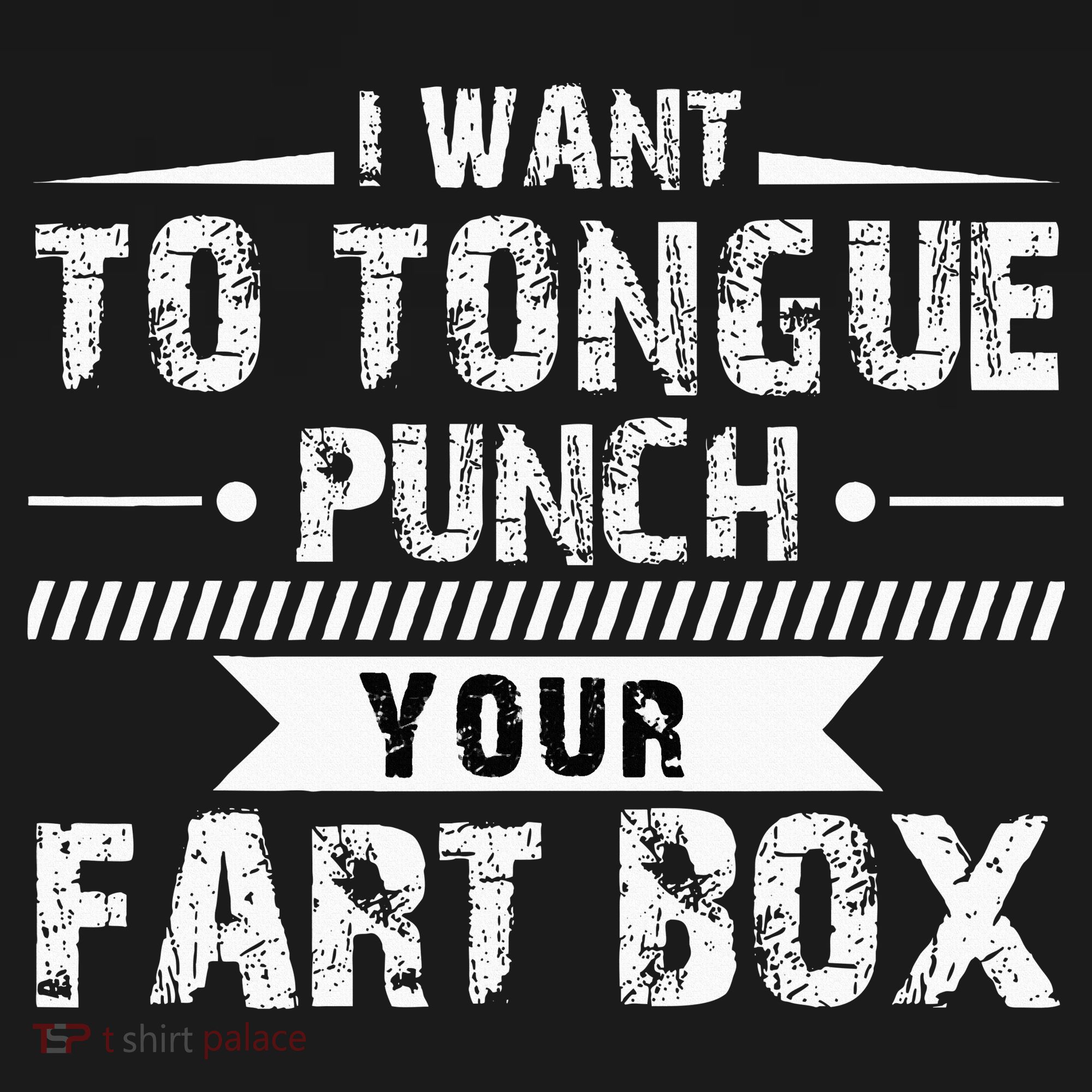 Tongue Punch Fart Box Funny Word Pun Humor Sarcasm Joke Gag Toddler T-Shirt