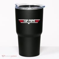 Top Papa Funny Dad Grandpa Fathers Day Gift Tumbler thumb 0