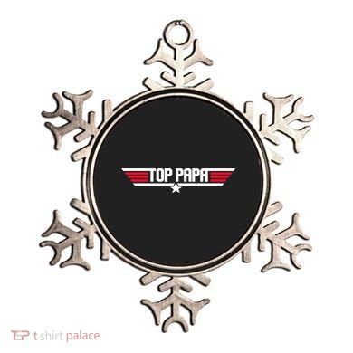 Top Papa Funny Dad Grandpa Fathers Day Gift Ornament