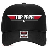 Top Papa Funny Dad Grandpa Fathers Day Gift Hat thumb 0