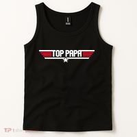 Top Papa Funny Dad Grandpa Fathers Day Gift Tank Top thumb 2