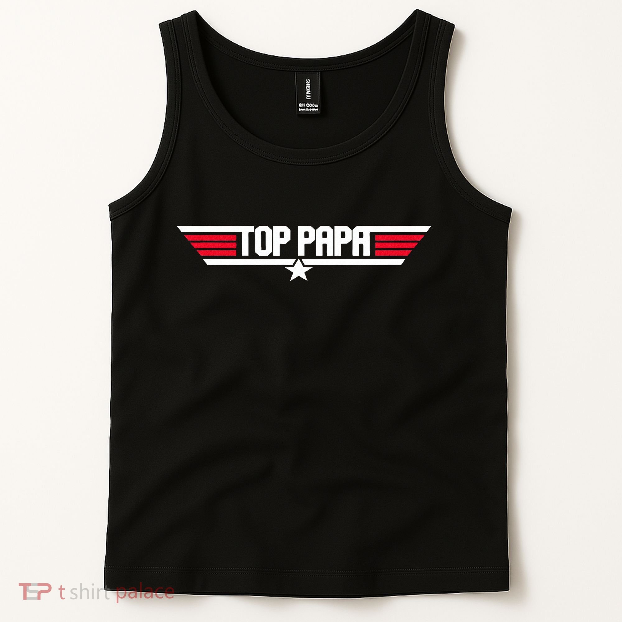 Top Papa Funny Dad Grandpa Fathers Day Gift Tank Top