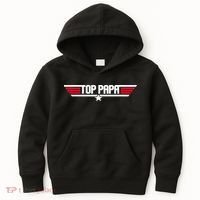 Top Papa Funny Dad Grandpa Fathers Day Gift Kids Hoodie thumb 0