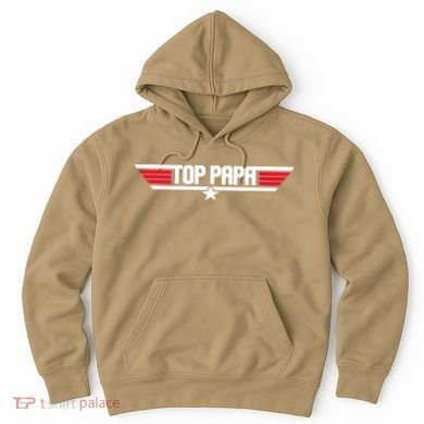 Top Papa Funny Dad Grandpa Fathers Day Gift Hoodie