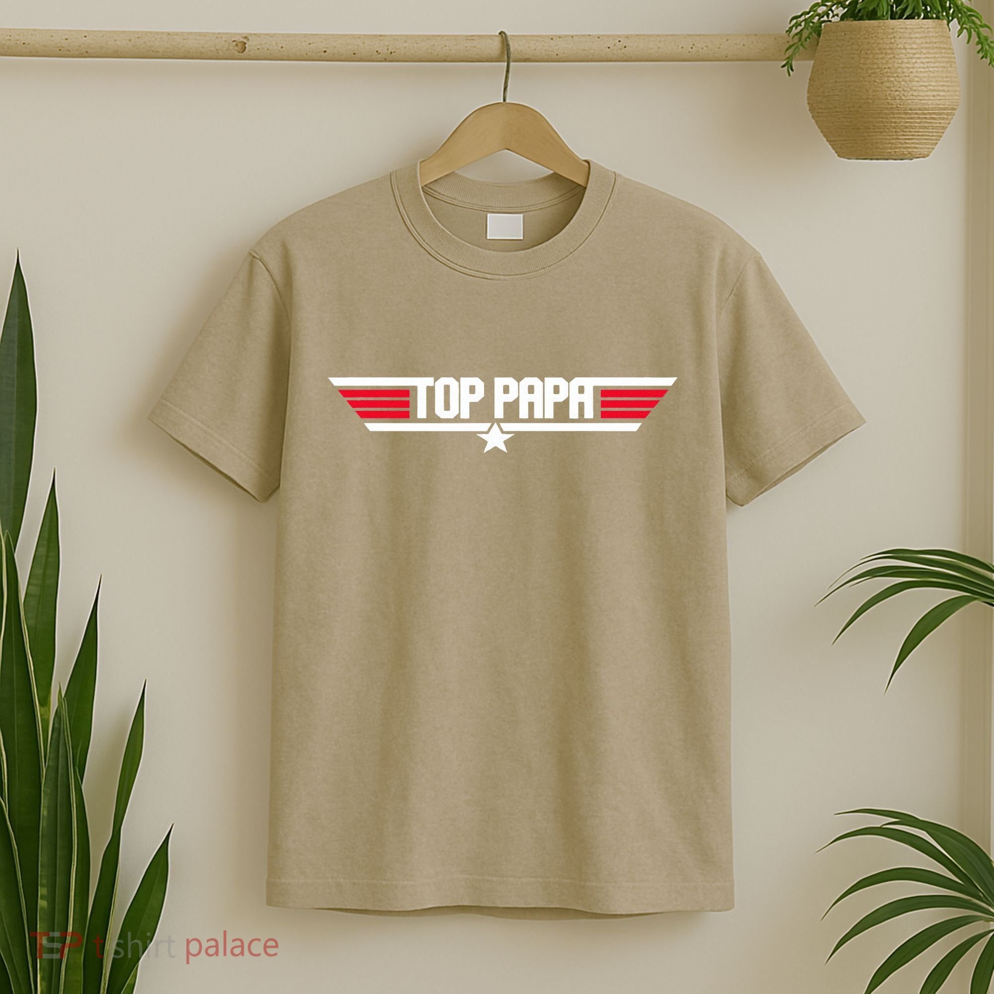 Top Papa Funny Dad Grandpa Fathers Day Gift T-Shirt