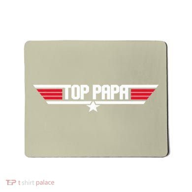 Top Papa Funny Dad Grandpa Fathers Day Gift Mousepad