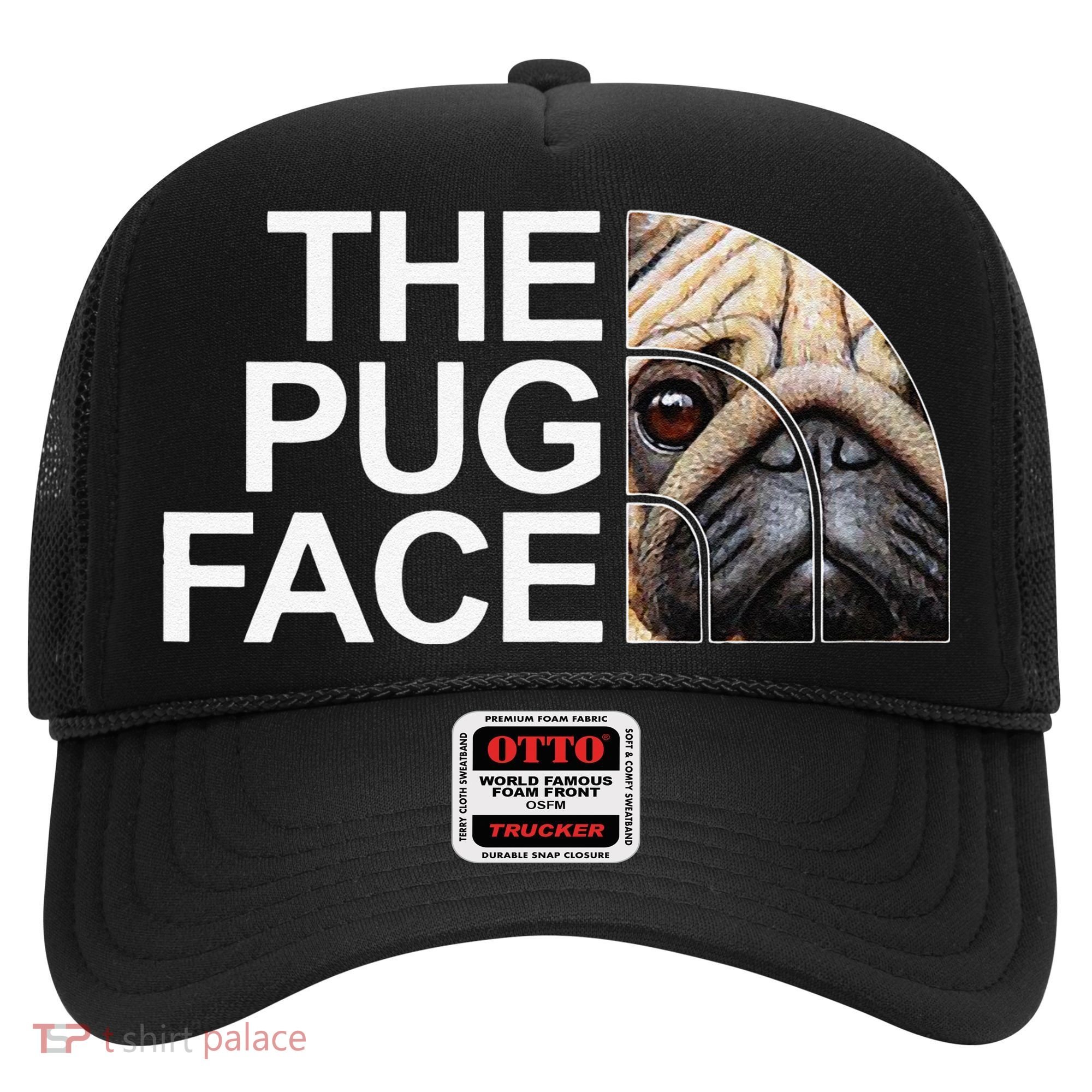 The Pug Face Dog Funny Pug Hat