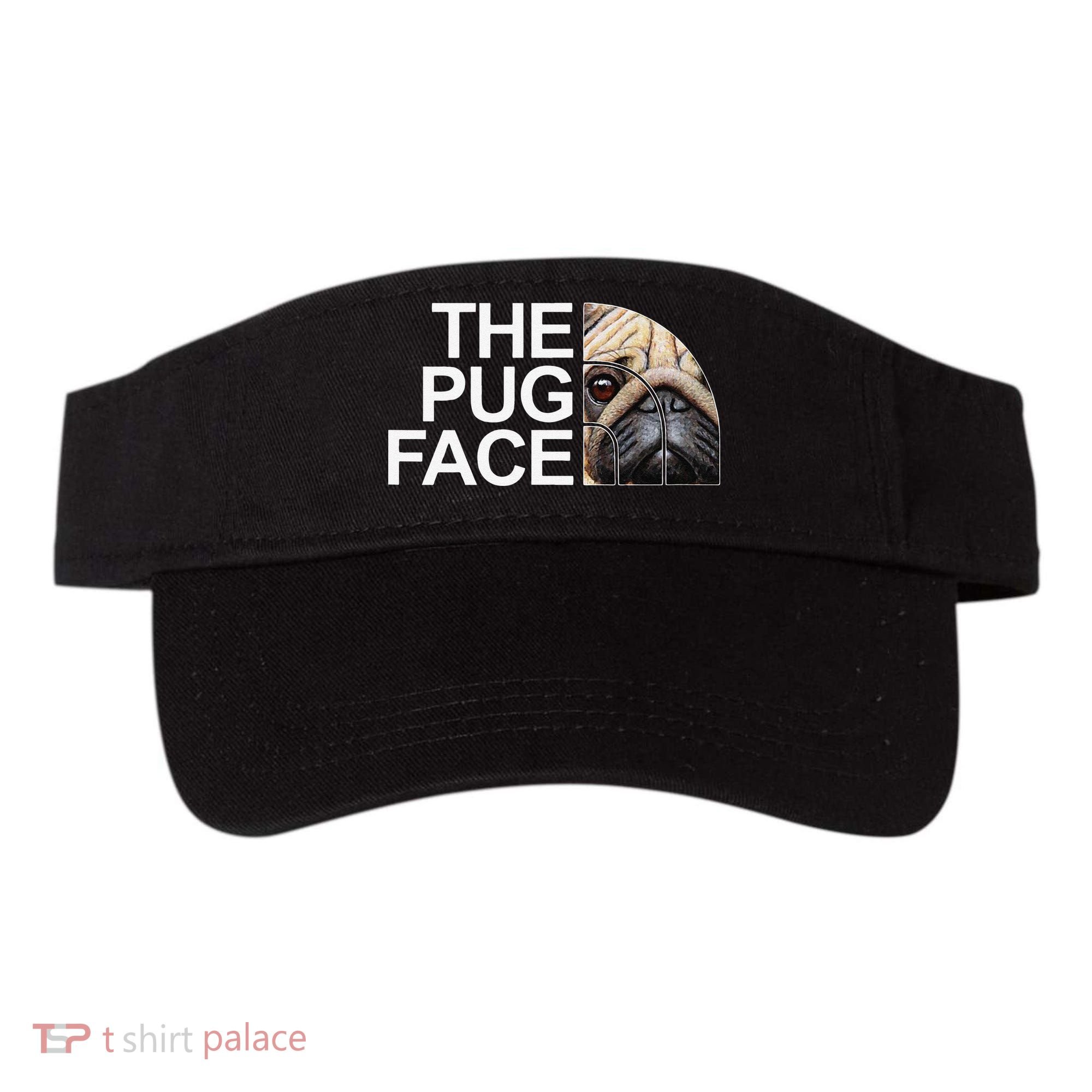 The Pug Face Dog Funny Pug Visor