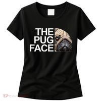 The Pug Face Dog Funny Pug Women's T-Shirt thumb 0