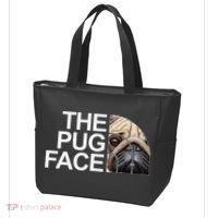 The Pug Face Dog Funny Pug Tote Bag thumb 3