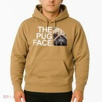 The Pug Face Dog Funny Pug Hoodie thumb 2