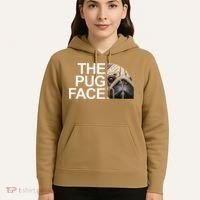 The Pug Face Dog Funny Pug Hoodie thumb 5