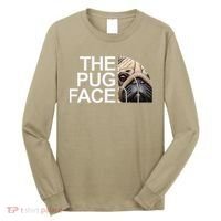 The Pug Face Dog Funny Pug Long Sleeve Shirt thumb 0