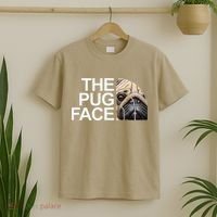 The Pug Face Dog Funny Pug T-Shirt thumb 2