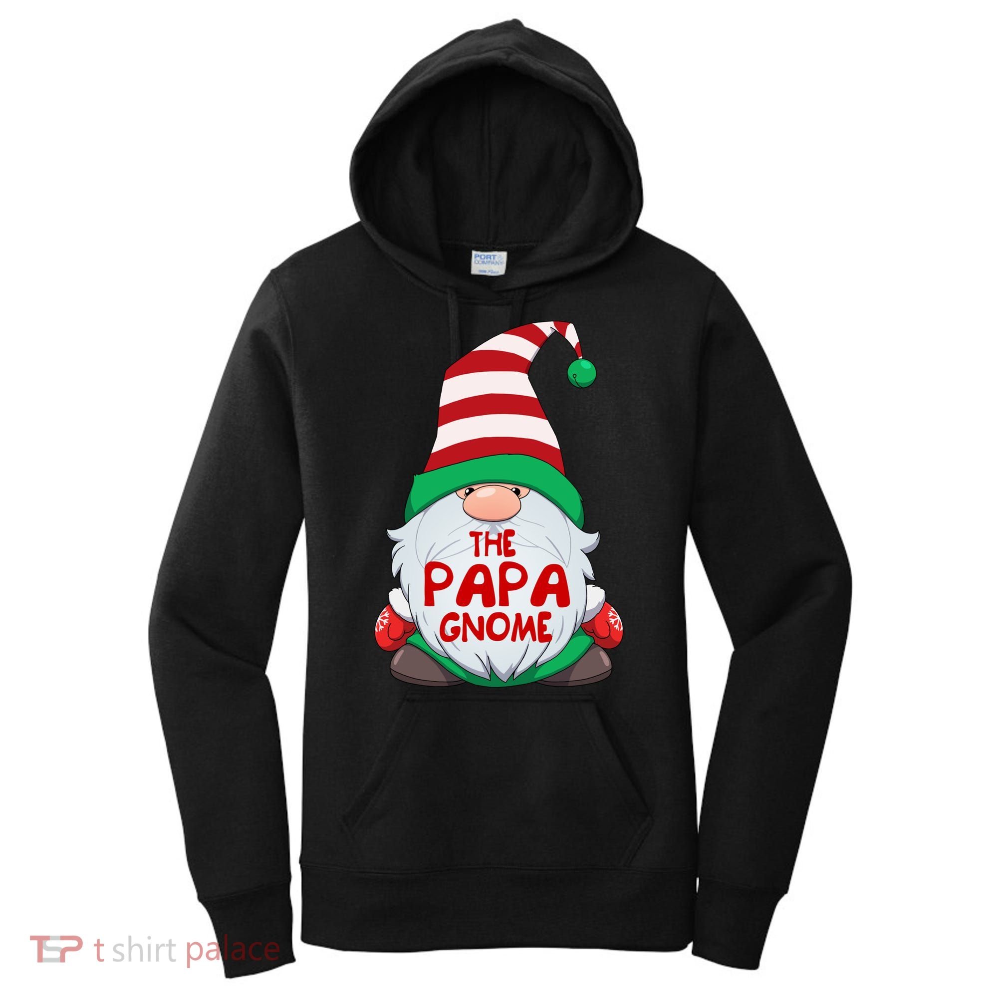 The Papa Gnome Graphic Christmas Matching Family Gift Women's Hoodie