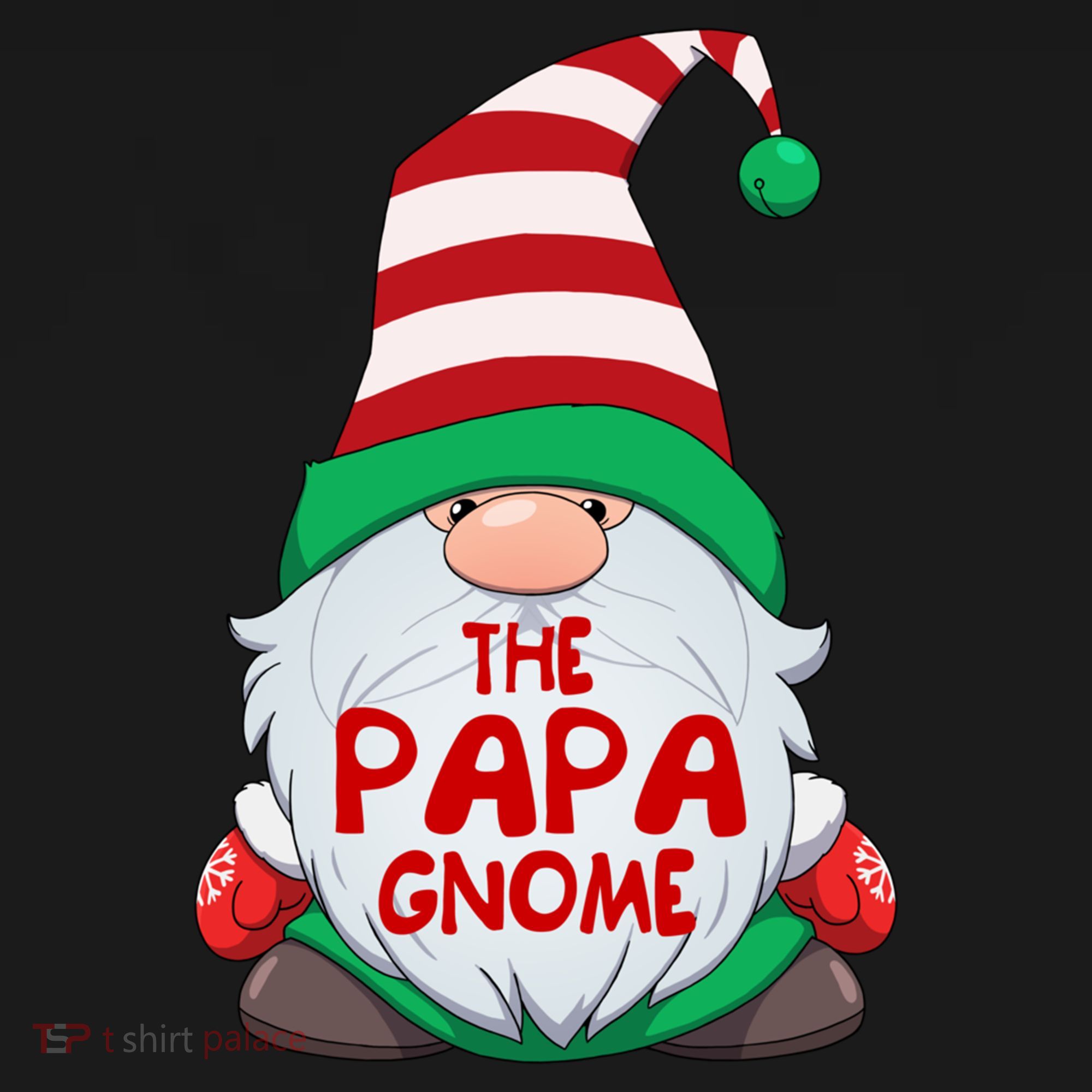 The Papa Gnome Graphic Christmas Matching Family Gift Women's Hoodie