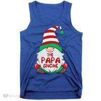 The Papa Gnome Graphic Christmas Matching Family Gift Tank Top thumb 0