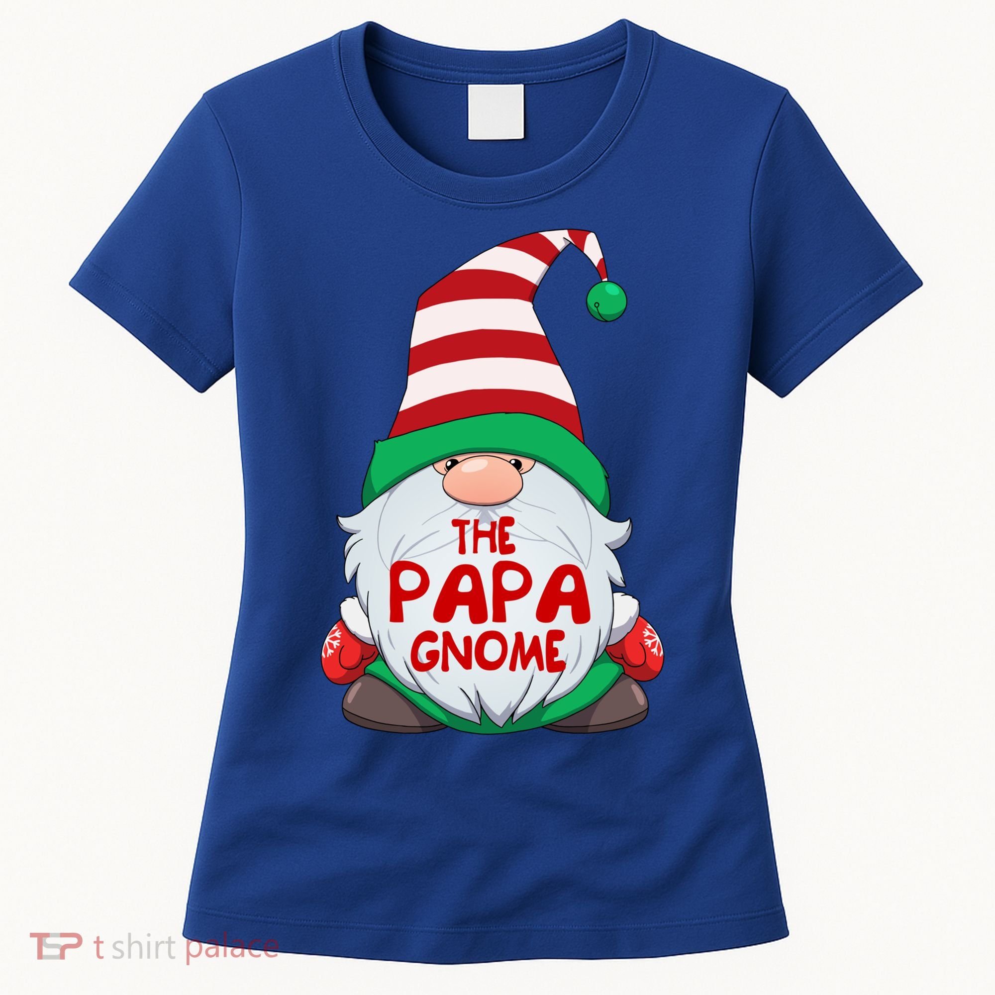 The Papa Gnome Graphic Christmas Matching Family Gift Women's T-Shirt