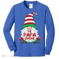 The Papa Gnome Graphic Christmas Matching Family Gift Kids Long Sleeve Shirt thumb 0