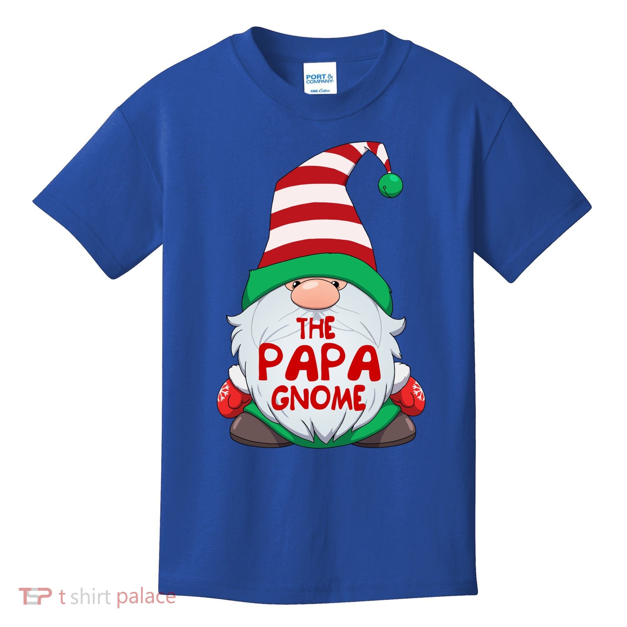 The Papa Gnome Graphic Christmas Matching Family Gift Kids T-Shirt