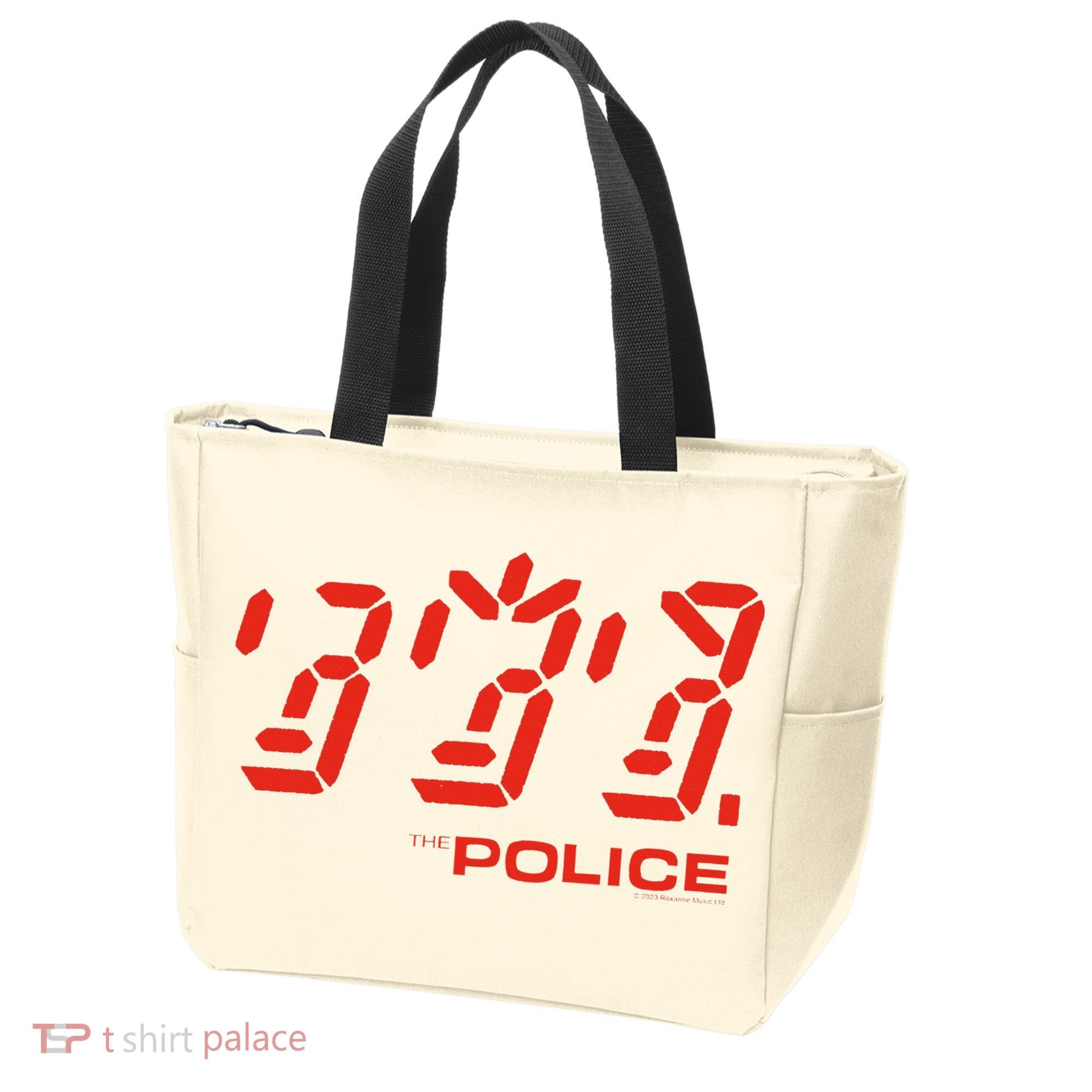 The P.O.L.I.C.E Ghost Icon Rock Music Band Tote Bag