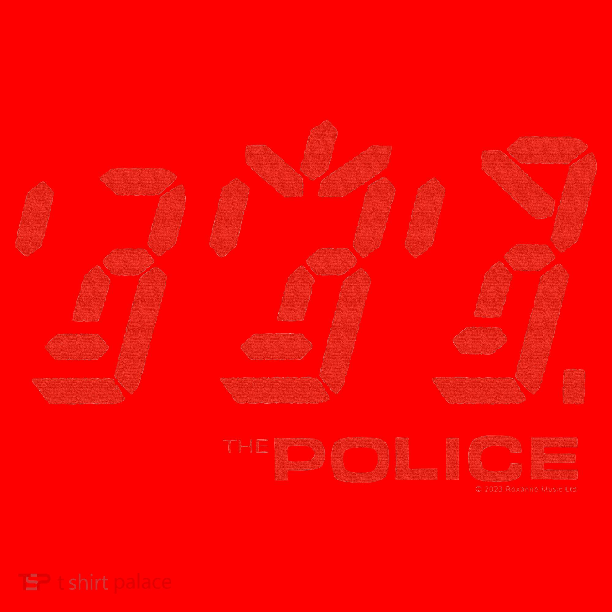 The P.O.L.I.C.E Ghost Icon Rock Music Band Santa Hat