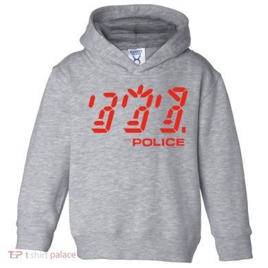 The P.O.L.I.C.E Ghost Icon Rock Music Band Toddler Hoodie