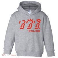 The P.O.L.I.C.E Ghost Icon Rock Music Band Toddler Hoodie thumb 0