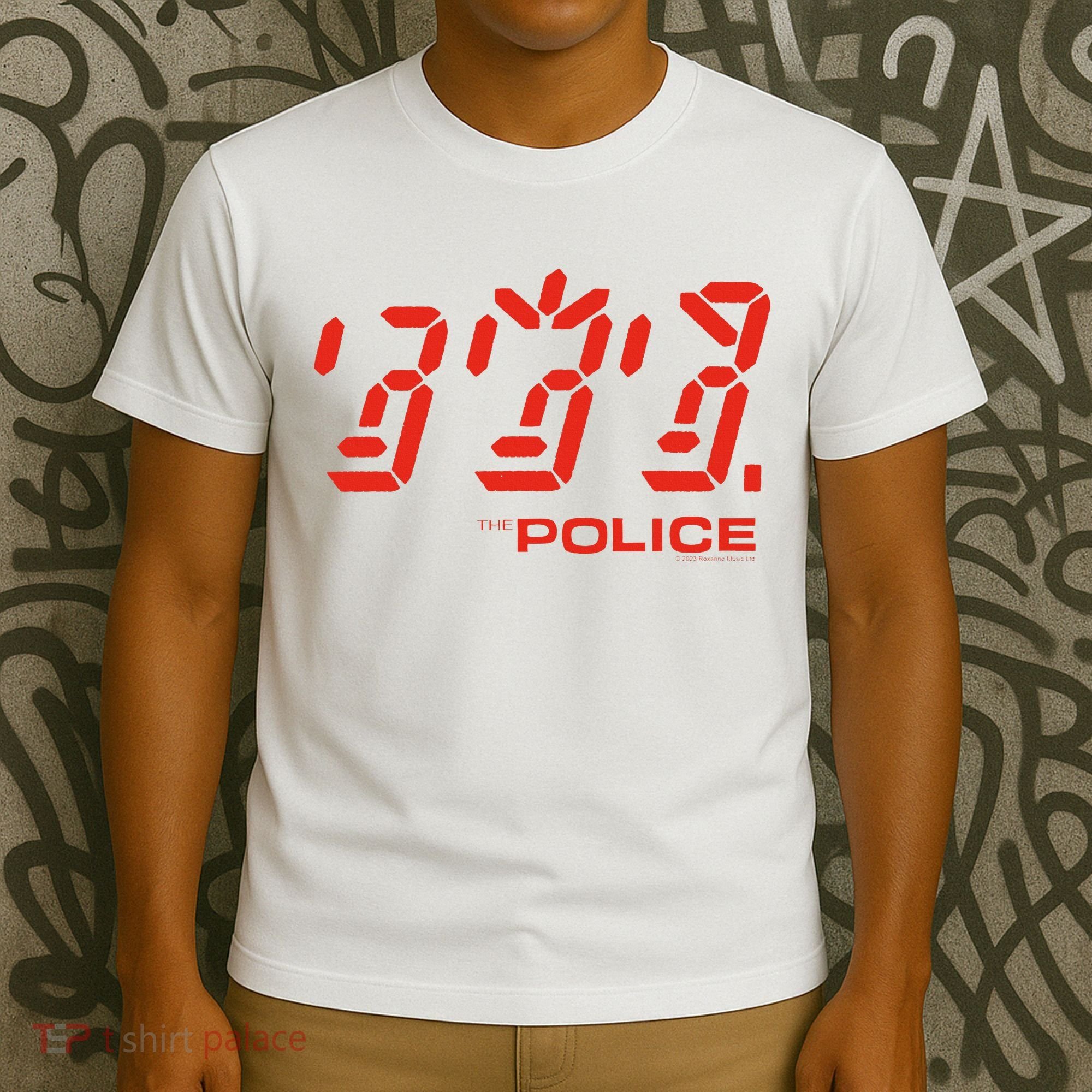 The P.O.L.I.C.E Ghost Icon Rock Music Band T-Shirt