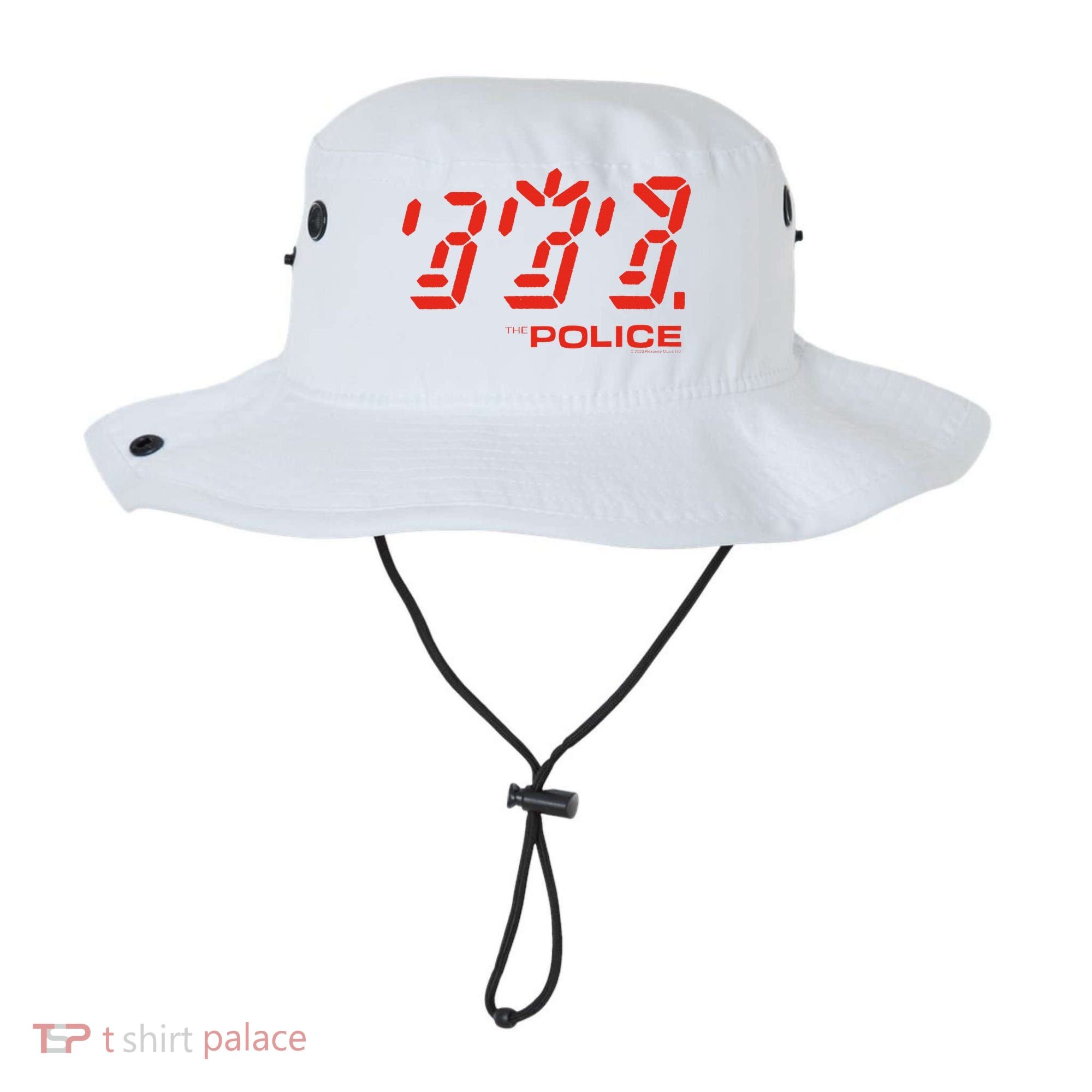 The P.O.L.I.C.E Ghost Icon Rock Music Band Bucket Hat