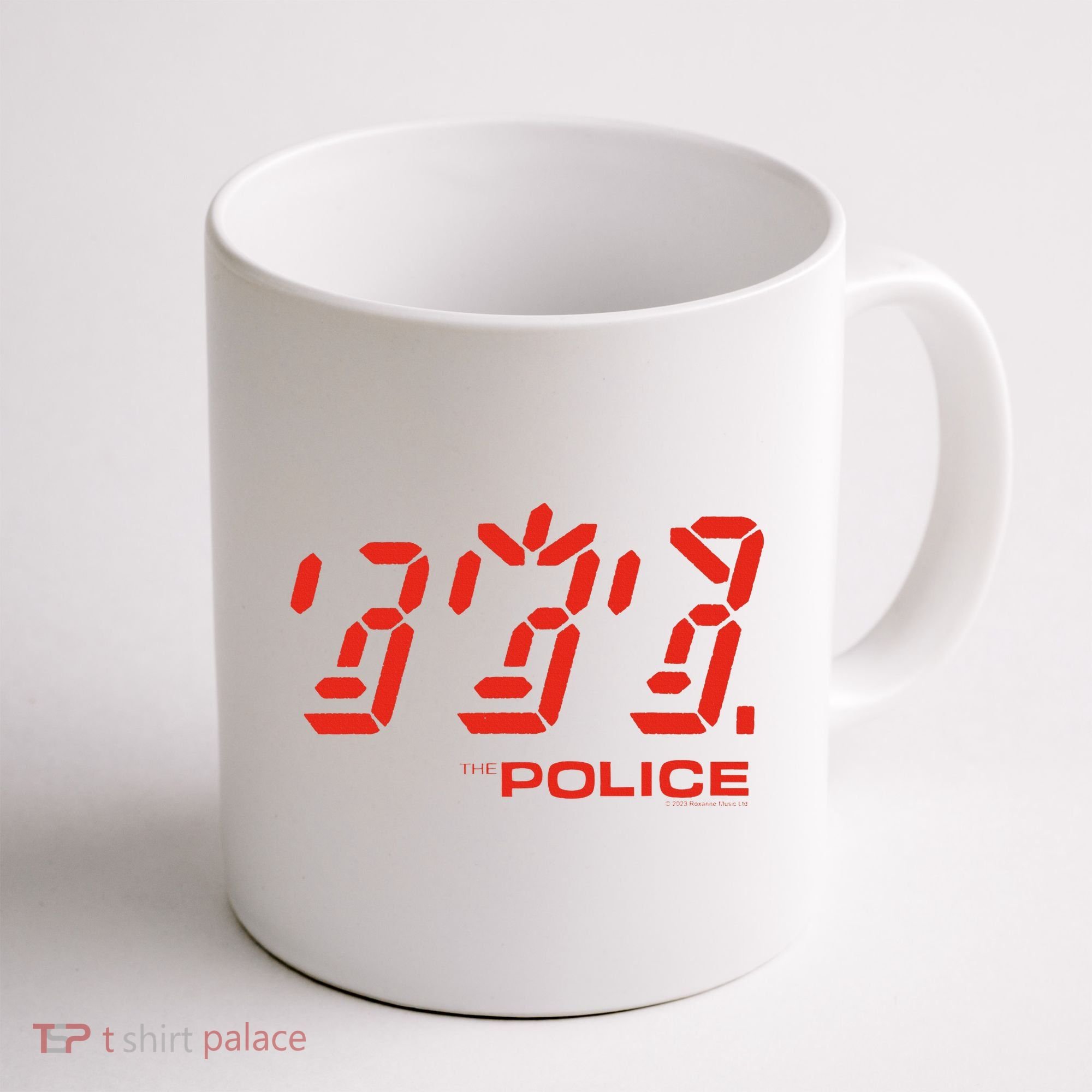 The P.O.L.I.C.E Ghost Icon Rock Music Band Coffee Mug