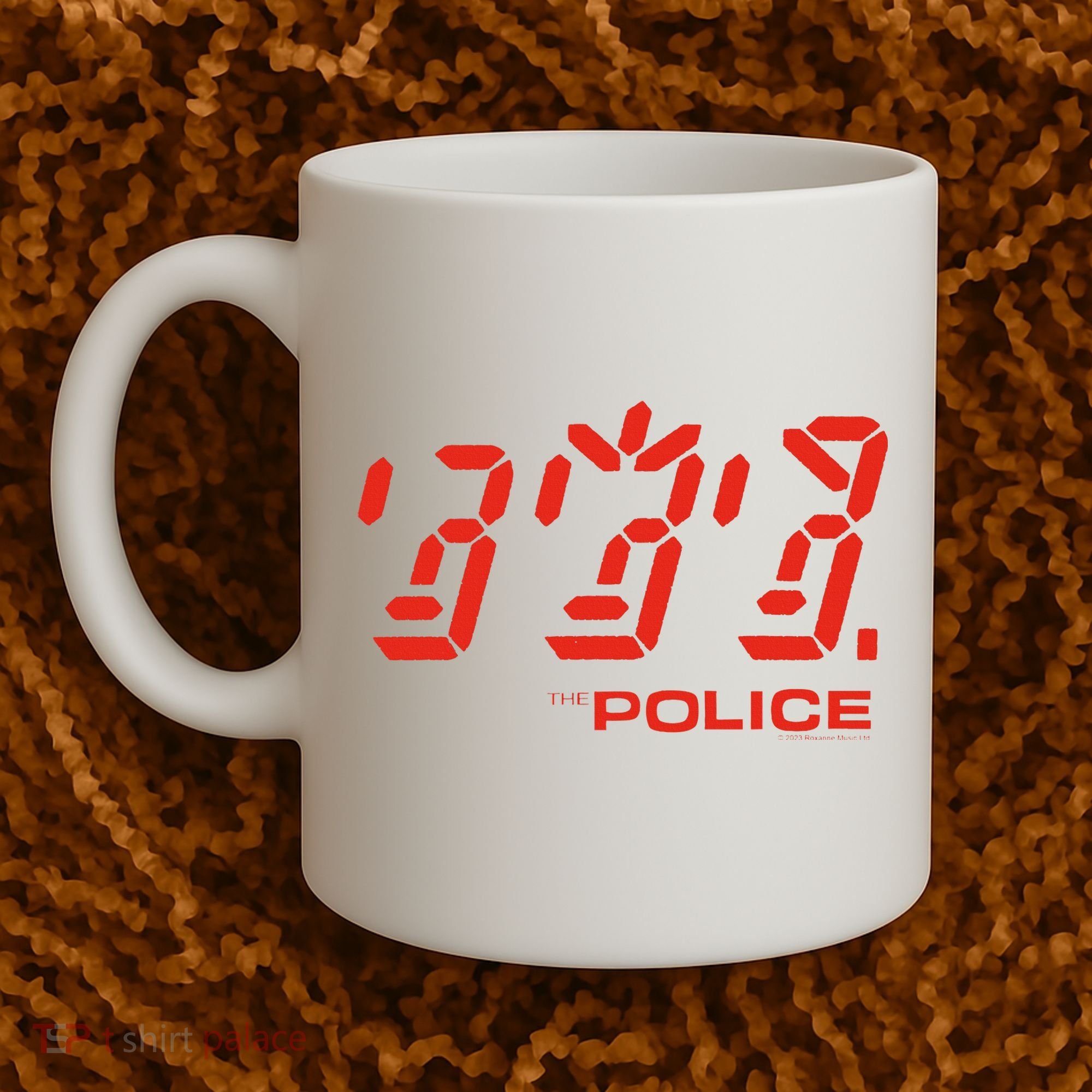 The P.O.L.I.C.E Ghost Icon Rock Music Band Coffee Mug