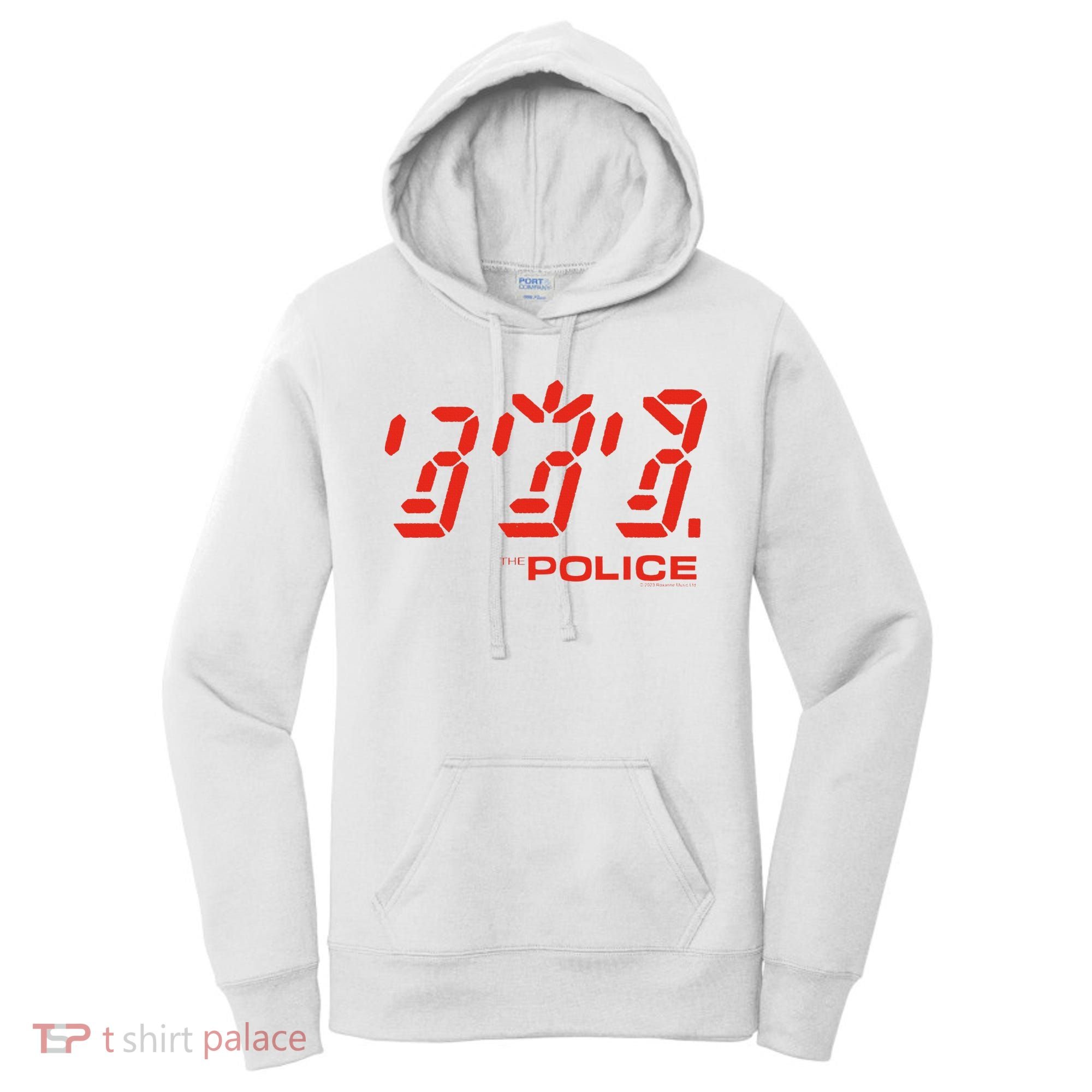 The P.O.L.I.C.E Ghost Icon Rock Music Band Women's Hoodie