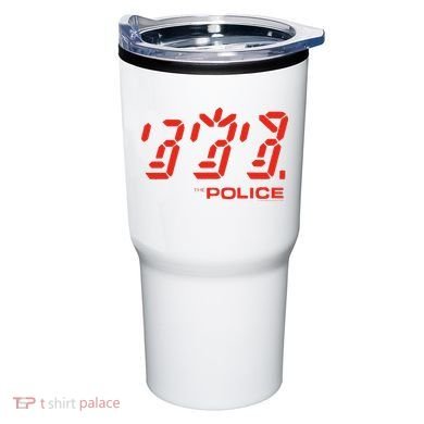 The P.O.L.I.C.E Ghost Icon Rock Music Band Tumbler