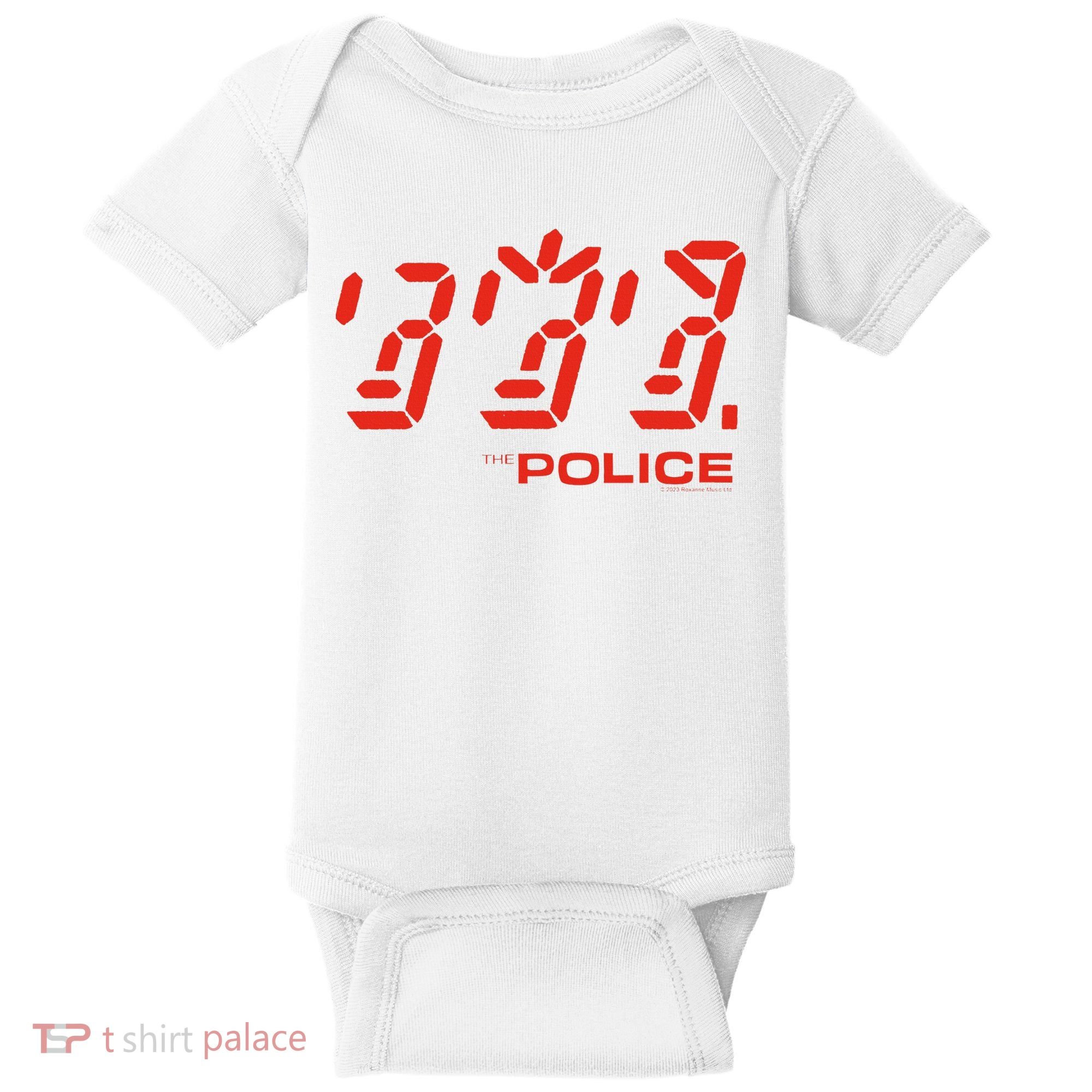 The P.O.L.I.C.E Ghost Icon Rock Music Band Baby Bodysuit