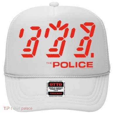 The P.O.L.I.C.E Ghost Icon Rock Music Band Hat