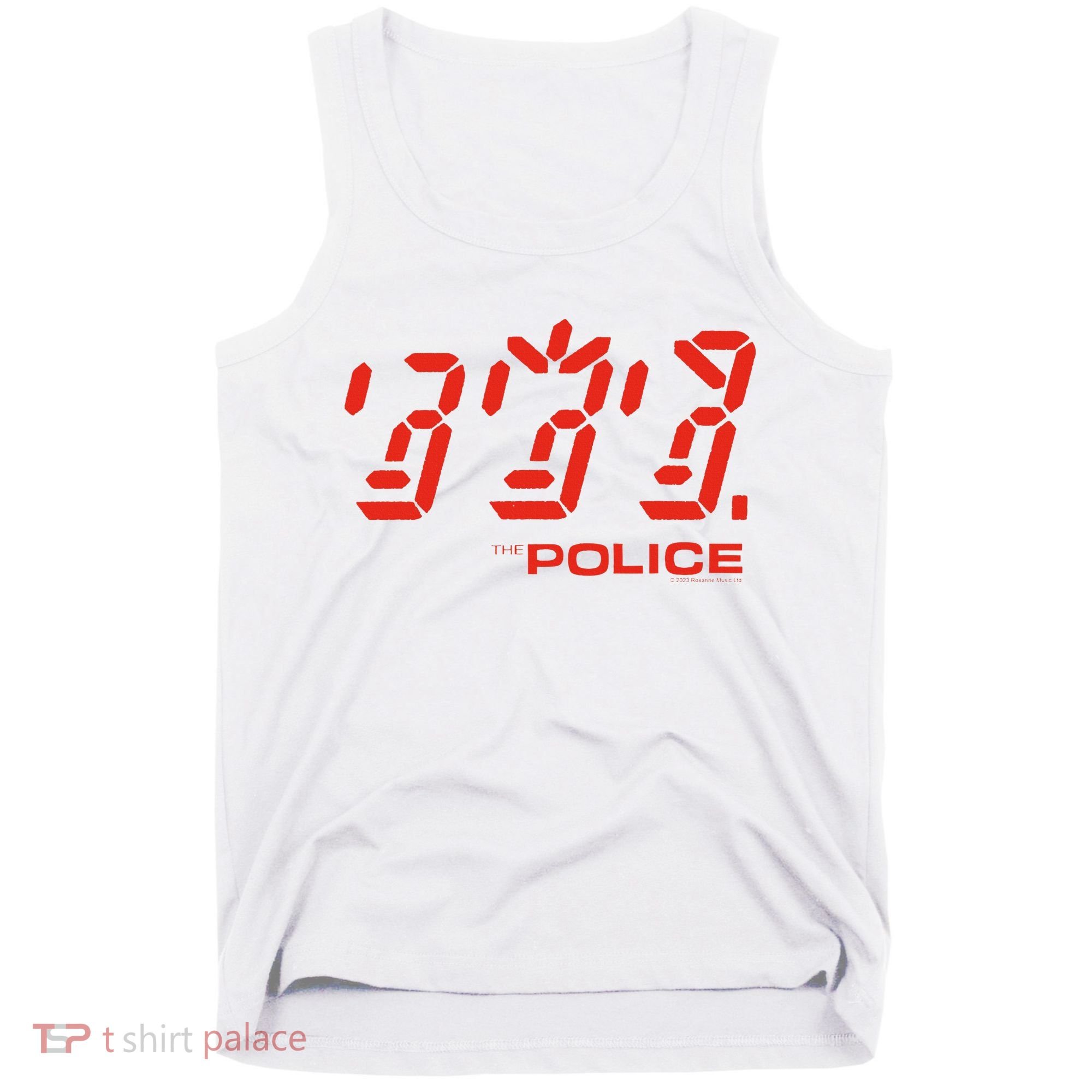 The P.O.L.I.C.E Ghost Icon Rock Music Band Tank Top