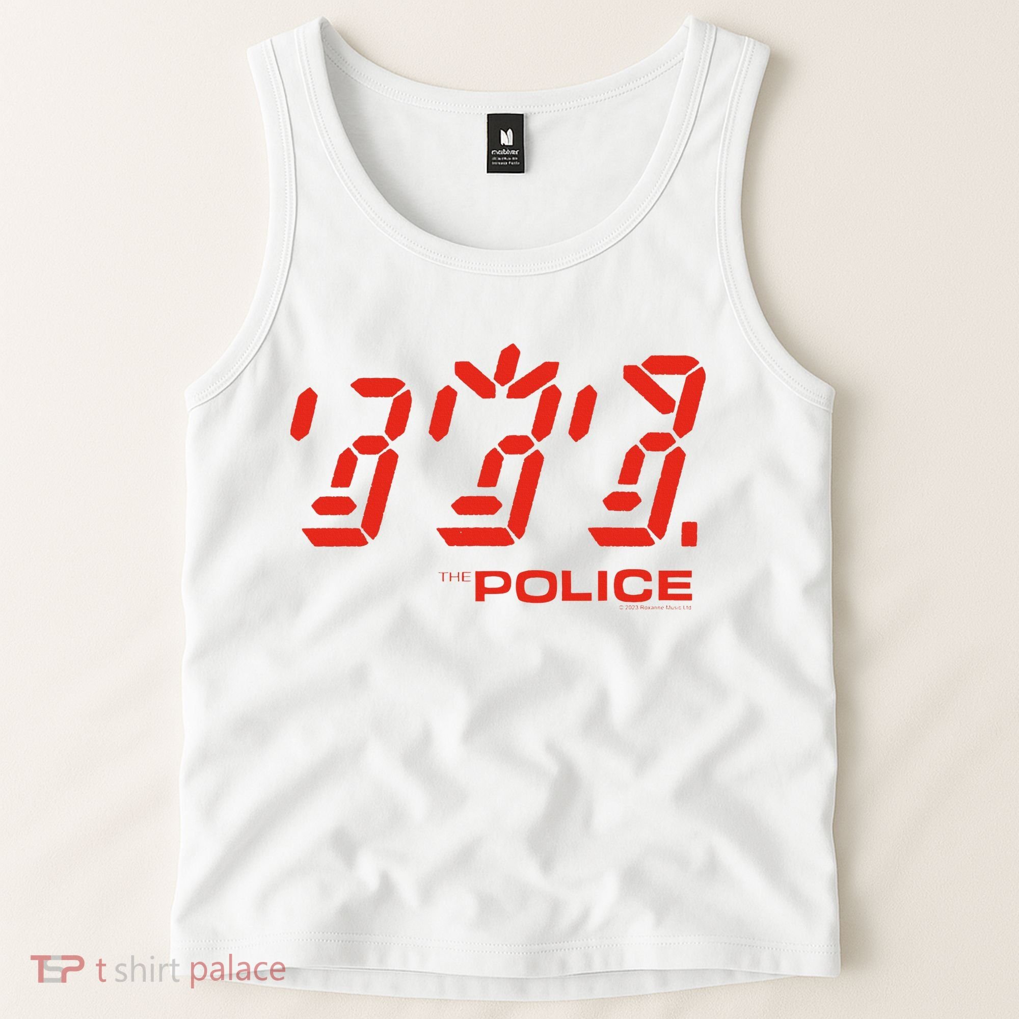 The P.O.L.I.C.E Ghost Icon Rock Music Band Tank Top