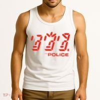 The P.O.L.I.C.E Ghost Icon Rock Music Band Tank Top thumb 3