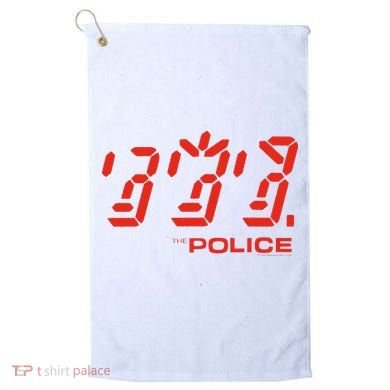 The P.O.L.I.C.E Ghost Icon Rock Music Band Golf Towel