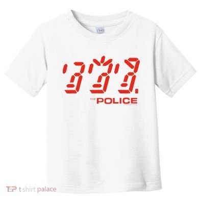 The P.O.L.I.C.E Ghost Icon Rock Music Band Toddler T-Shirt