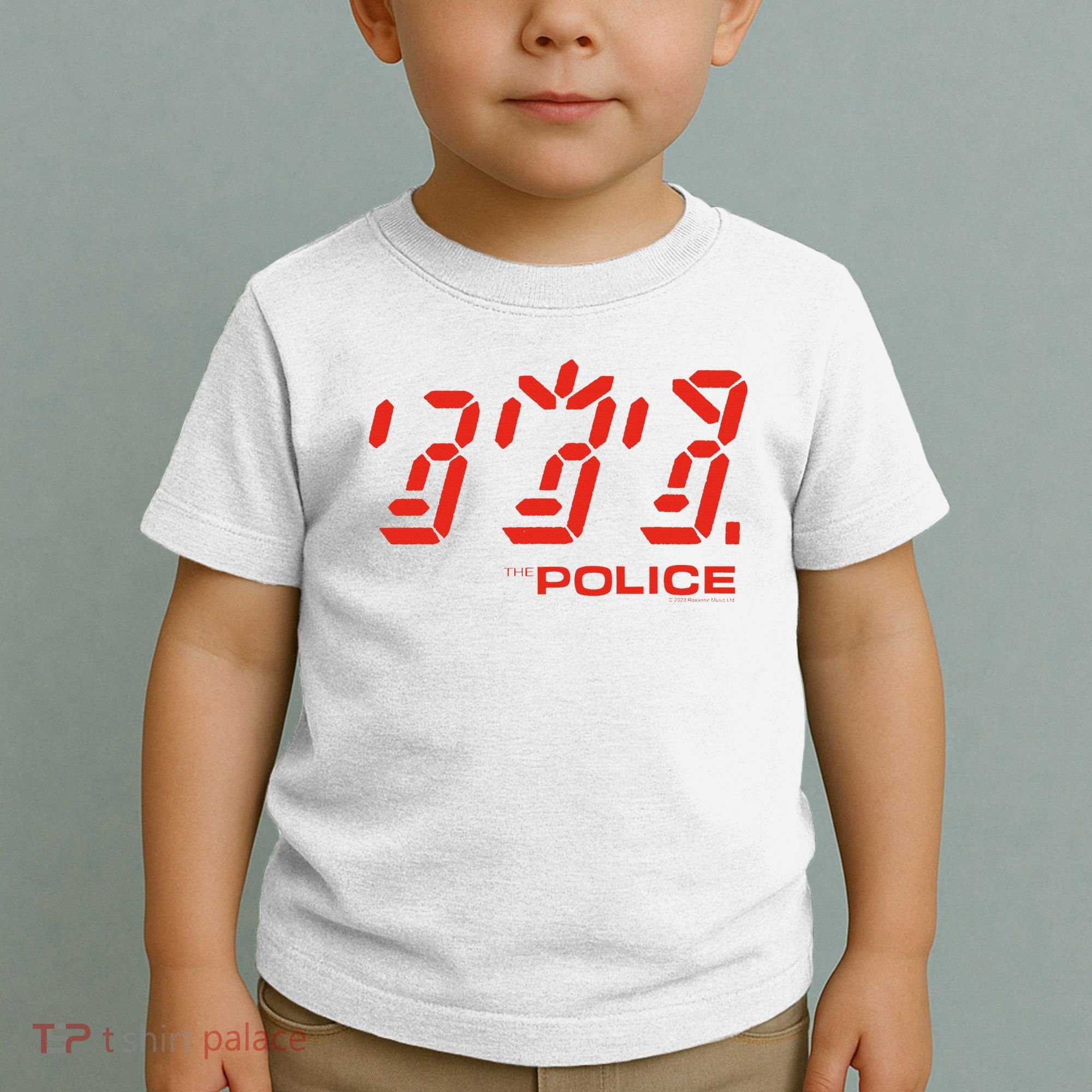 The P.O.L.I.C.E Ghost Icon Rock Music Band Toddler T-Shirt
