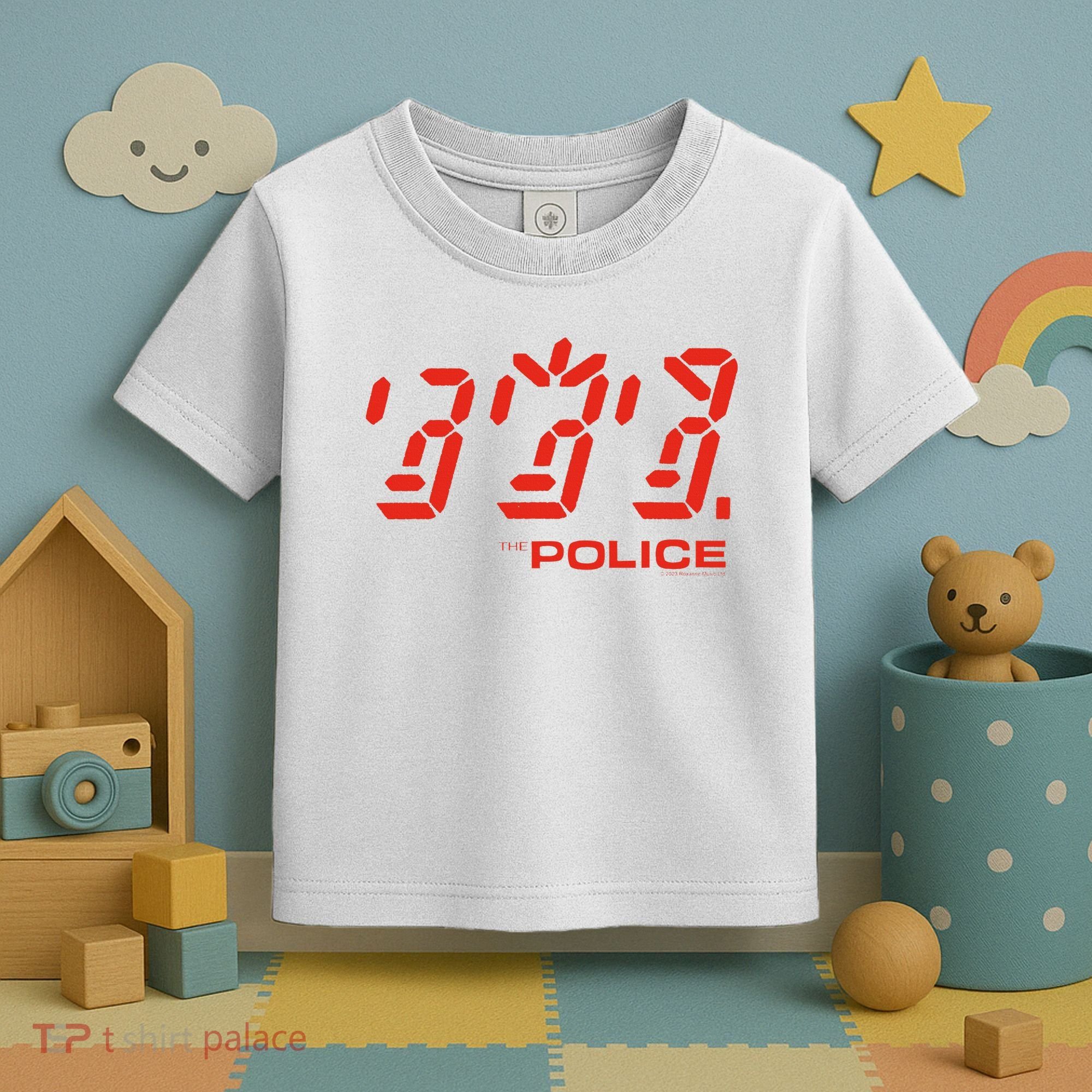 The P.O.L.I.C.E Ghost Icon Rock Music Band Toddler T-Shirt